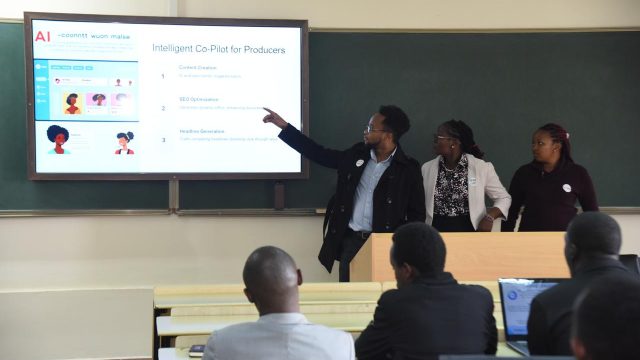 Innovators pitch ideas as NMG explores AI solutions in media